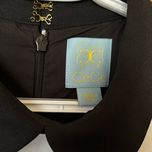 CeCe Black and white dress size 4 - Picture 4 of 7